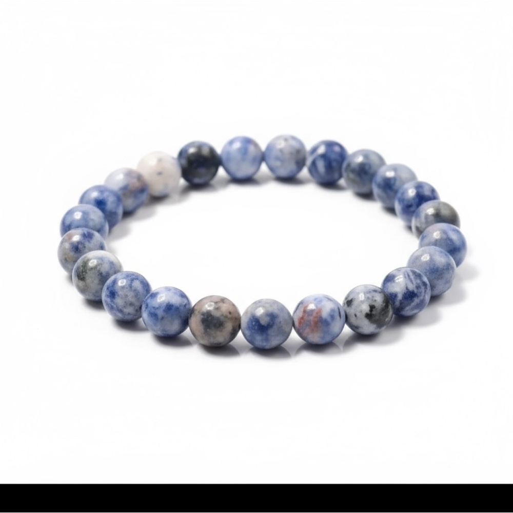 Blue White Sodalite Bracelet in all sizes